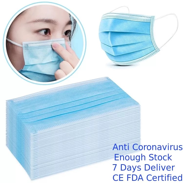 Quality Earloop Isolation Face Mask , Earloop Procedure Masks Ultra Soft Biodegradable for sale
