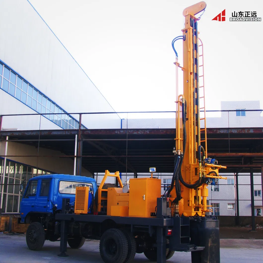 500 Meters DTH Water Drilling Rig Truck Mounted Borehole Drilling Rig