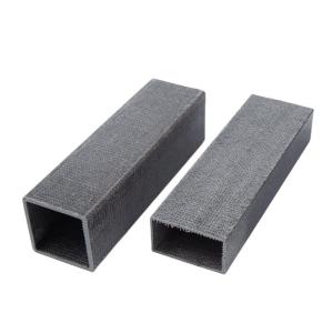 Quality Structural Reinforced Shaped Profiles Pultrusion GRP Fiberglass Rectangular Pipe for sale