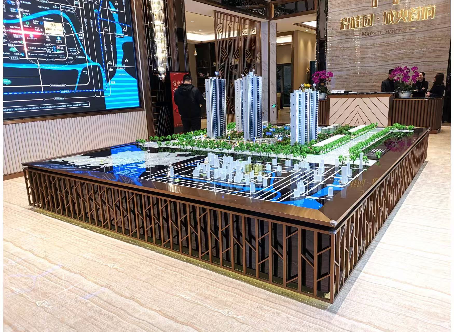 1:100 Architectural Scale Model Modern Residential Architectural Models