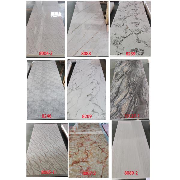 4*8 UV Marble Sheet for Interior Walls and Ceilings Decoration 25 Years Lifetime Highly Durable