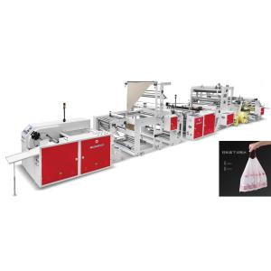 Quality Drawstring Garbage Bag On Roll Making Machine 60m/min for sale