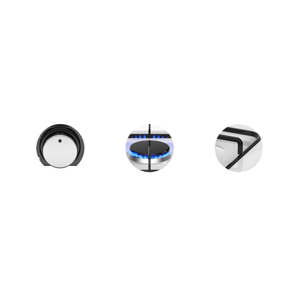 Gas stove non-slip base and air valve interface