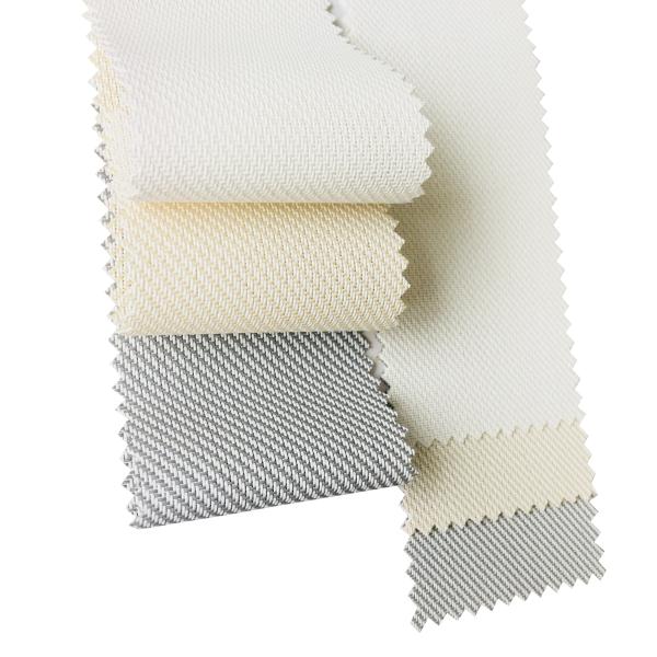 Quality Sunscreen Fabric Window Blinds Fabric Polyester Plain Blackout Roller Blind Fabric