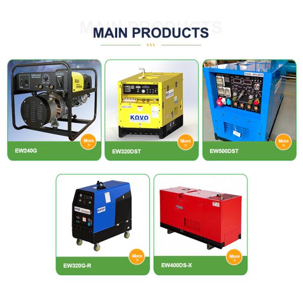 220v/380v Rated Voltage 600a Engine Driven Welder Machine Ew400dstl