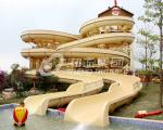 Large durable Custom Water Slides / playground water play equipment