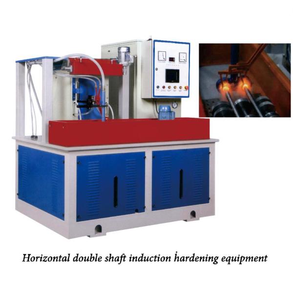 PLC Control Horizontal Induction Hardening Machine Double Shaft