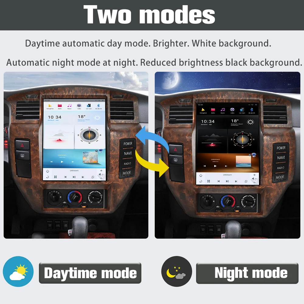 Aftermarket Touchscreen Y61 Nissan Patrol Head Unit 2004-2019 GPS For Car