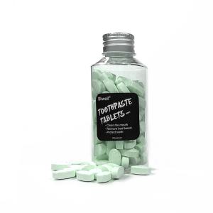 Quality Organic Solid Chewable Toothpaste Tablet Zero Waste Refillable for sale