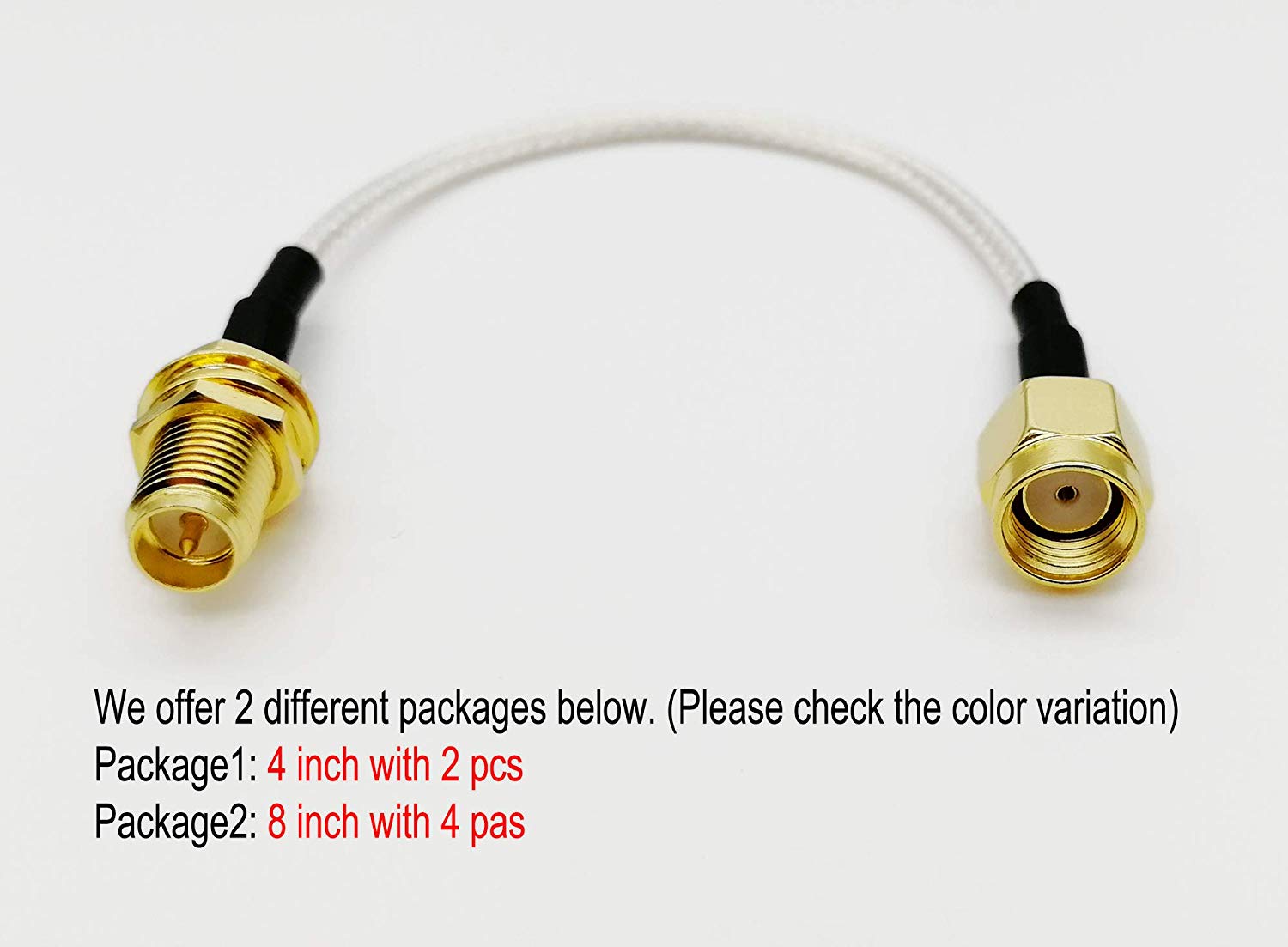 U.FL/IPEX Female Male Connector 1.37/0.81/1.13MM Mini Coaxial Cable RF Cable Assembly
