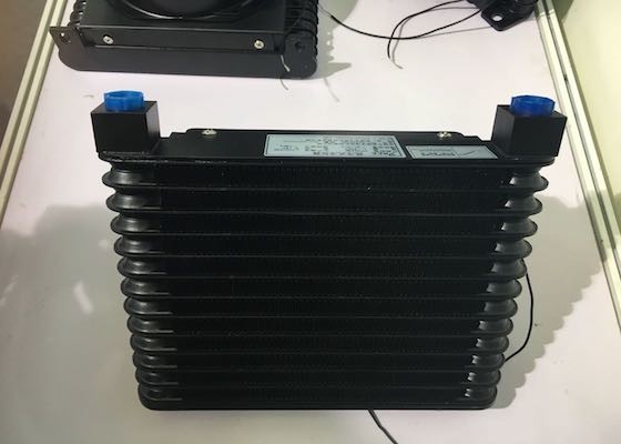 Aluminum Small Stacked Plate Fin Heat Exchanger for Oil to Air Cooling