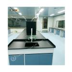 Customized Blue Lab Island Bench With Storage Personalized Drawers