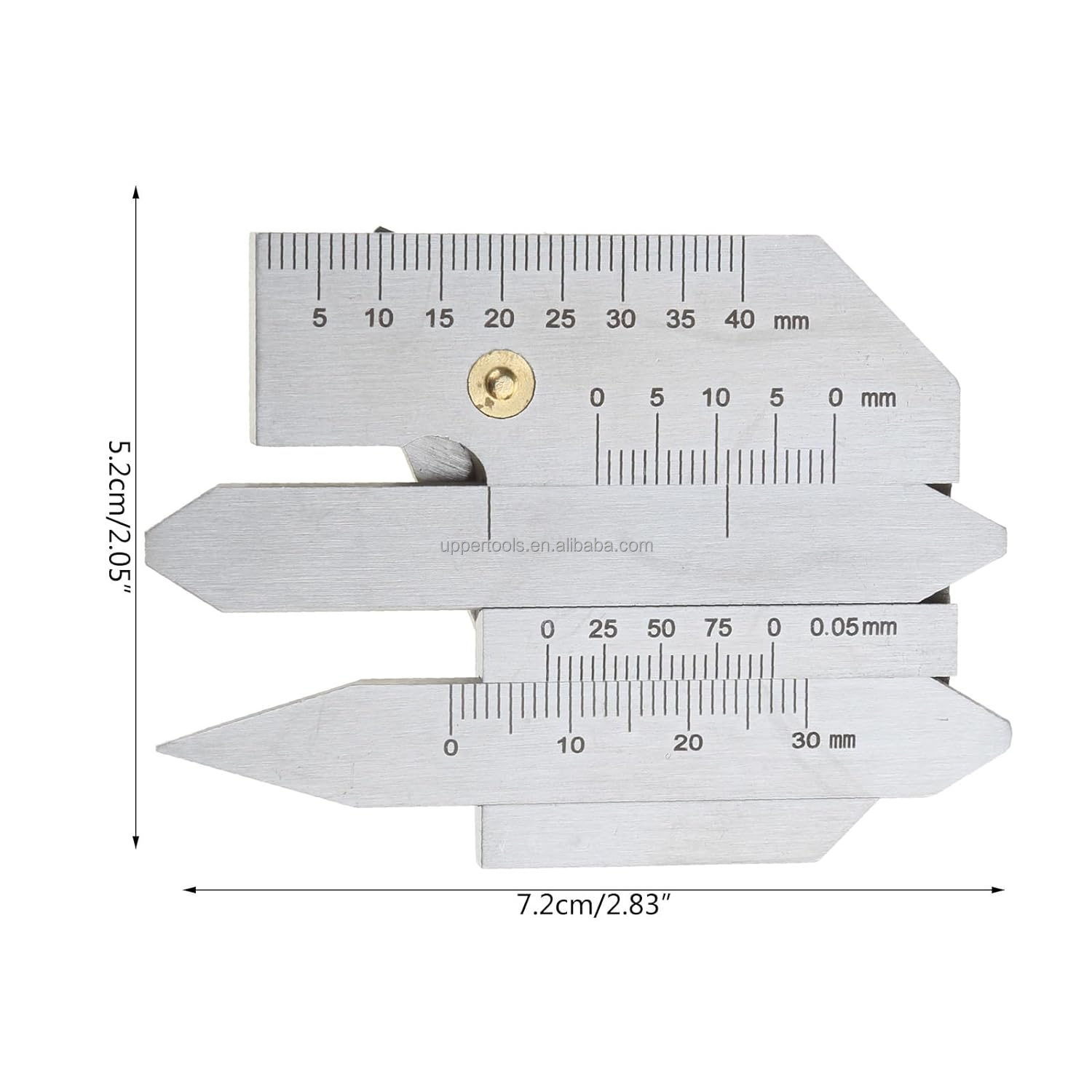 ODM Supported Multi Function Welding Gauge HJC45B Stainless Steel Double Slide Welding
