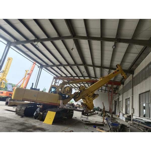 7m ISO9001 38T Hydraulic Piling Machine Rig Low Headroom