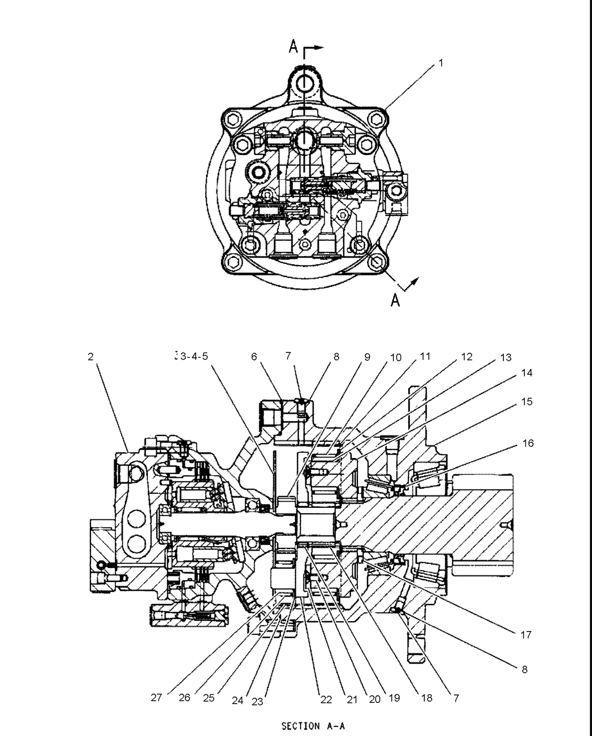 E307C 307C Slewing Device E308C 308C Hydraulic Swing Gearbox