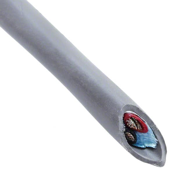 Alpha Wire CABLE 2CON 18AWG SLATE SHLD 100'
