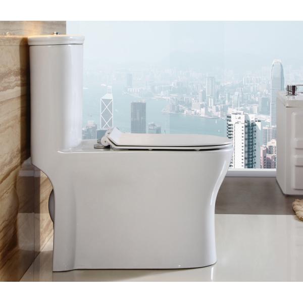 Quality Dual-Flush Water Saving One Piece Toilet White Ceramic for sale