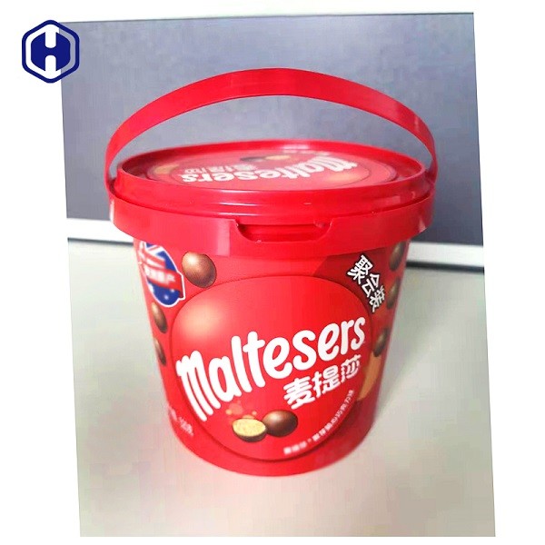 Quality ODM Chocolate Ball IML Tube Container Packaging Microwavable Eco - Friendly for sale