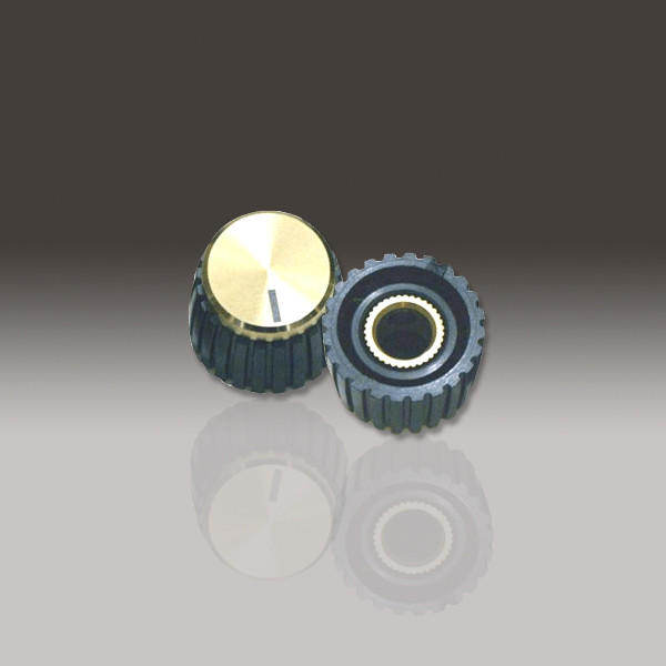 Quality Marshall Amplifier plastic Knobs,Gold/Chrome Finish. Rohs for sale