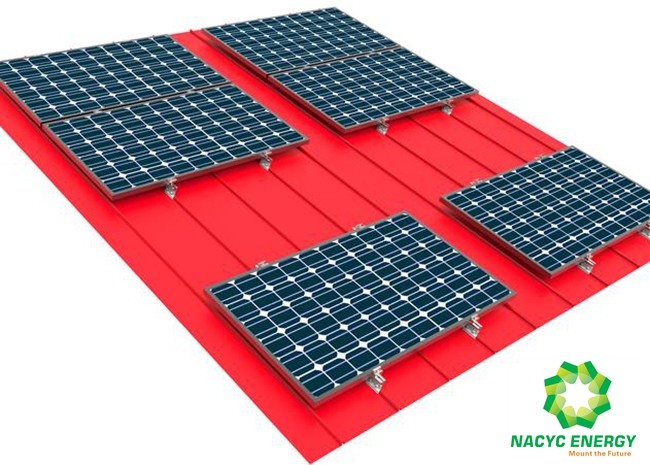 Static Reliability Solar Mounting Brackets Metal Sheet Tin Roof Structures