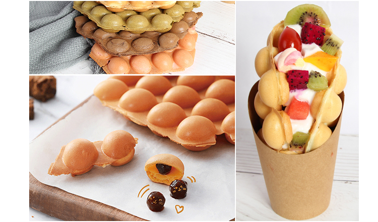 Stainless Steel Commercial Cake Belgian Waffle Making Machine for and Easy Operation