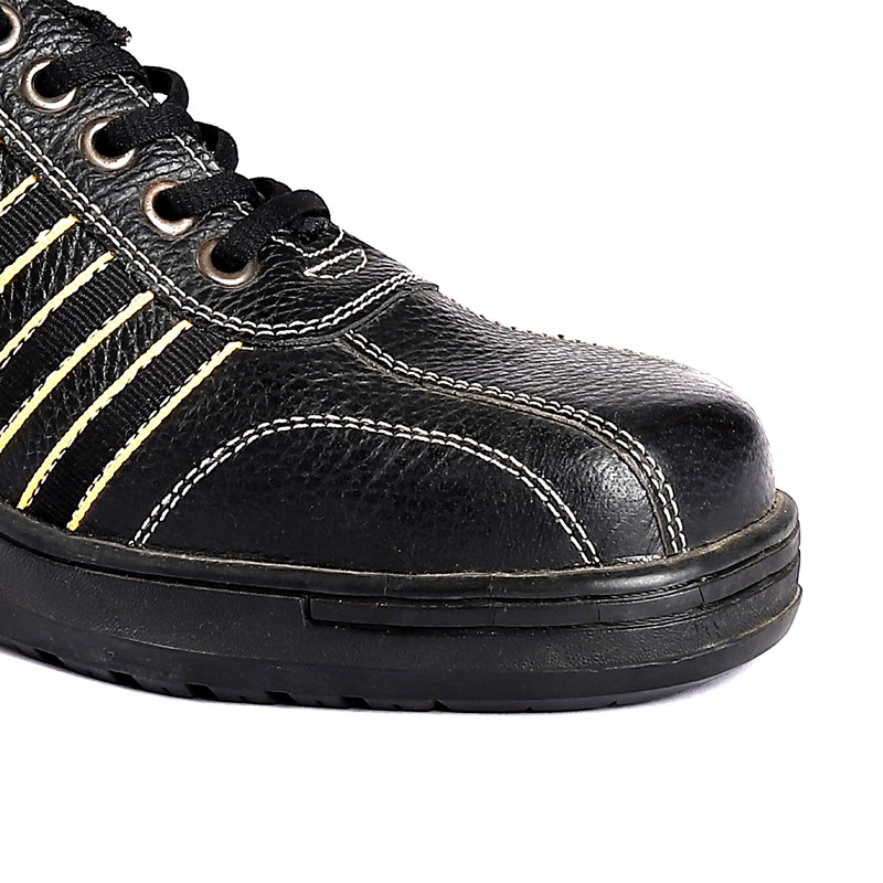 Breathable Leather Steel Toe To Prevent Puncture Wide Last BK Mesh Breathable Safety Shoes