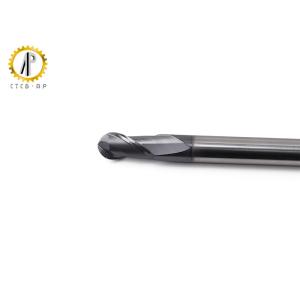HRC58 Tungsten Carbide Ball Nose End Mill For Profile Machining