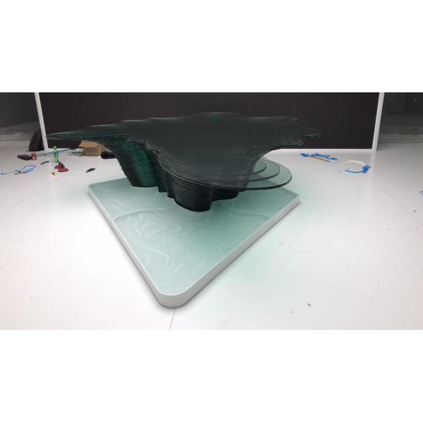 Fire Resistant Artworks Monolithic Irregular Shaped Glass