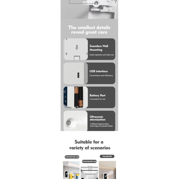 Smart USB Rechargeable Aroma Diffusers Remote Control Smart Aromatherapy Diffuser