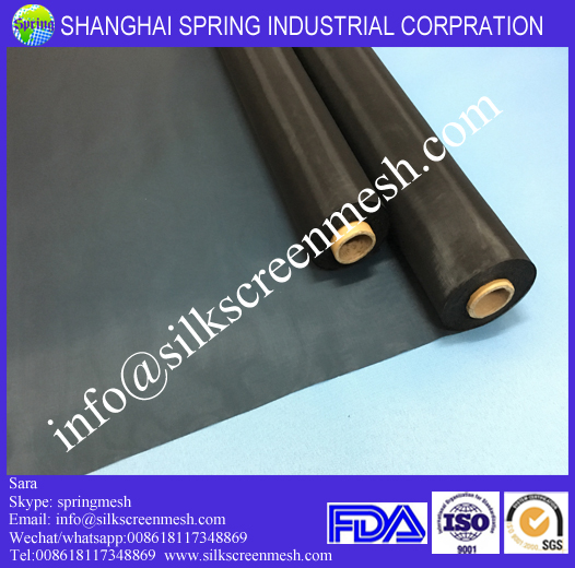 72T polyester black filter mesh/bolting cloth/filter fabric/black woven mesh