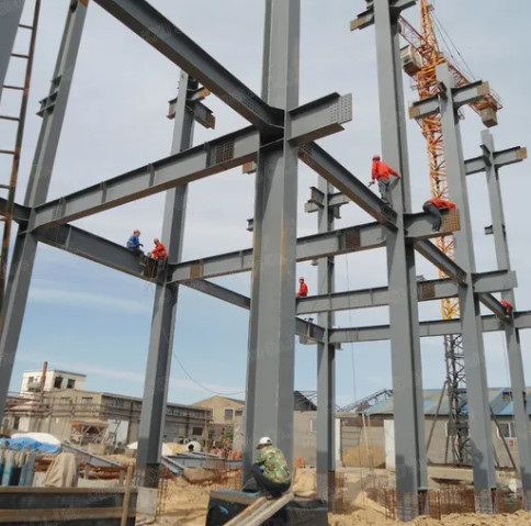 Environmental Friendly Prefabricated Light Structural Steel Structure Construction