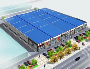 Quality 120kg/Sqm Q345B Prefab Steel Structure Warehouse for sale