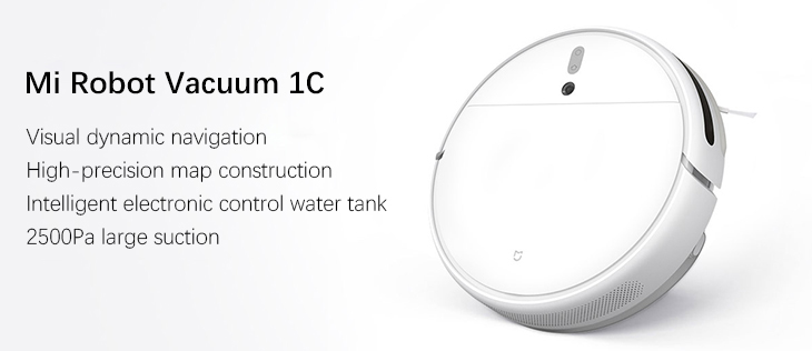 Xiaomi Vacuum Cleaner 1C mart Home Mi Automatic 2500 Pa Strong Suction Wet And Dry Sweeping Xiaomi Mijia Robot 1C