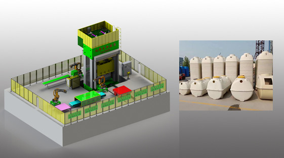 Quality Composite Biogas digester,Water Tank SMC Hydraulic Press for sale
