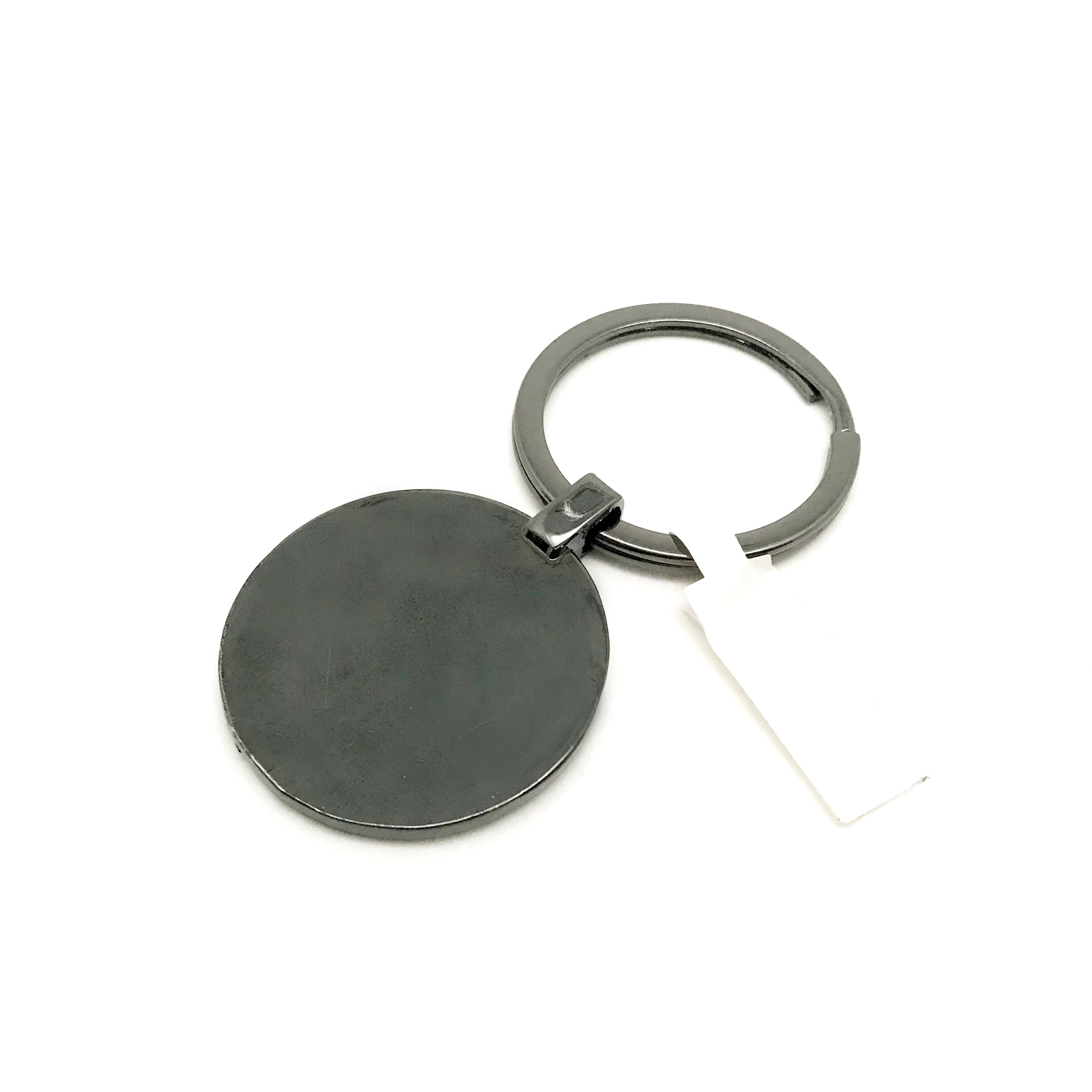 Silver Metal Keychain Holder with Zinc Alloy for Long-lasting Durability