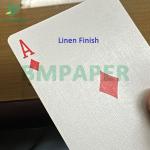 Linen Finish Black Core Playing Card Paper 290GSM for Game Cards Printing