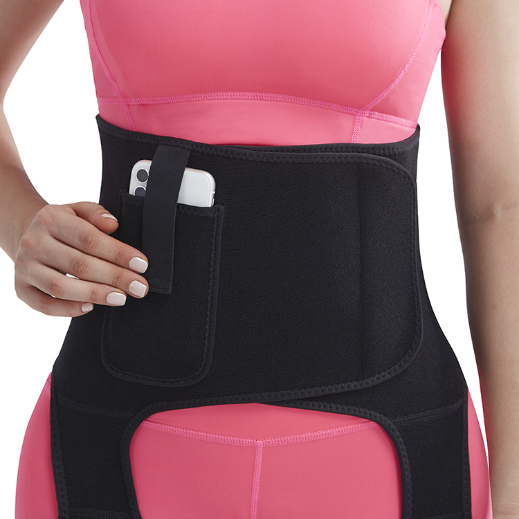 HEXIN Latest Design Women Jogging Wear for Hot Sauna Neoprene Waist and Thigh Trimmer