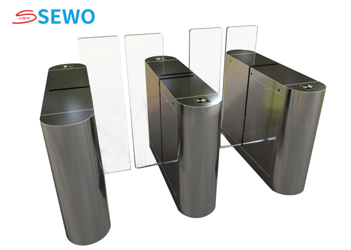 Quality Fully Automatic Pedestrian Sliding Turnstile Barrier Gate Access Control for sale