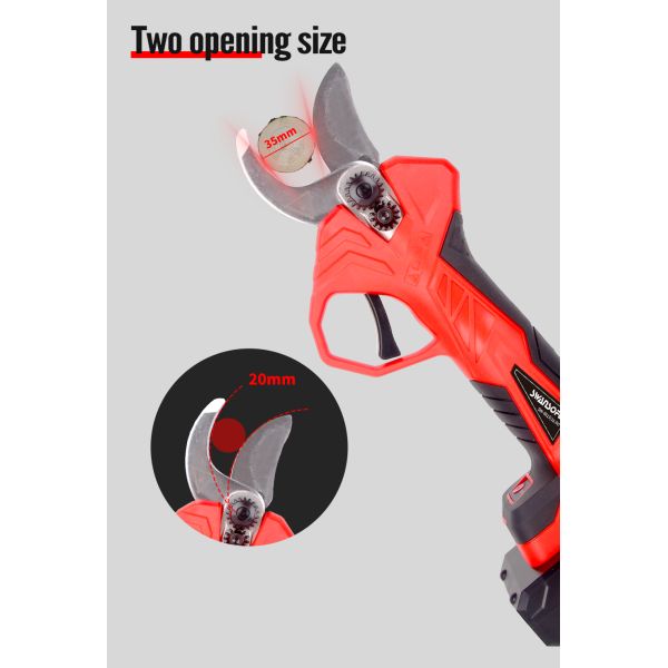 SWANSOFT 35MM Electric Pruning Shears With Finger Protection progressive Cutting pruners