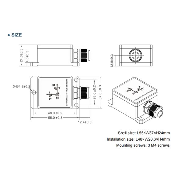 TL720D COMPACT MEMS DYNAMIC ATTITUDE SENSOR FOR ROBOTICS AND AUTONOMOUS VEHICLES