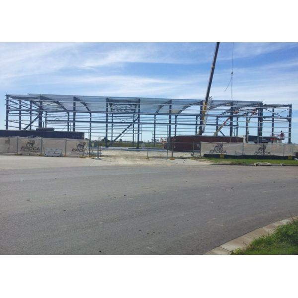 Quality Submerged Arc PVC Window Q235 Steel Frame Warehouse for sale