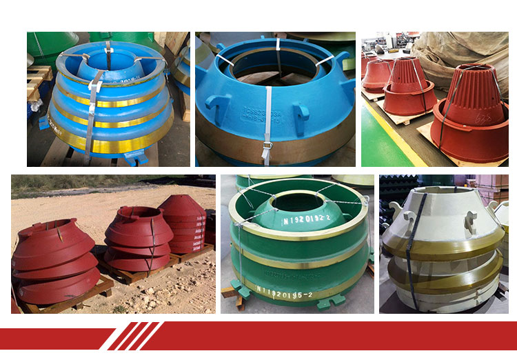 Mining Cone Crusher Wear Resistant Parts Mantle And Concave For Stone Crusher