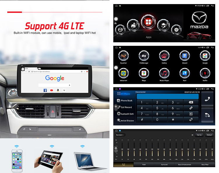 Mazda Car Stereo For 2022 Mazda 6 With IPS 10.25inch 19208720 Dual System Car Audio