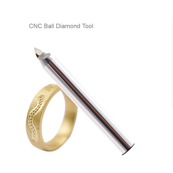 0.1mm Ball 6mm Shank Diamond End Mill Cutting Tools