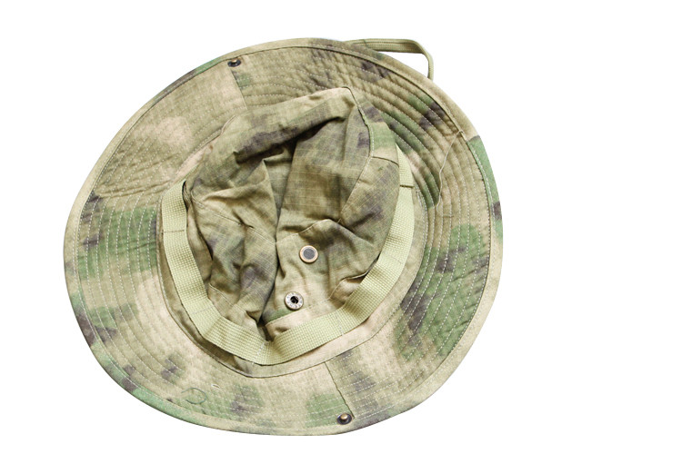 Customizable Military Boonie Cap - Polyester Cotton Tactical Hat Adjustable