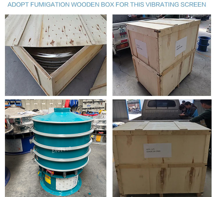 Automatic Sieving Machine Rotary Vibrating Screen For Screening Wheat Flour