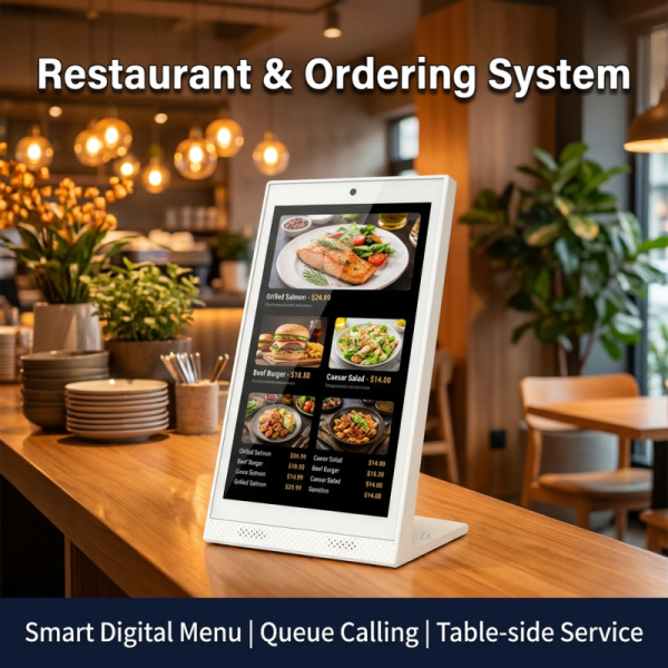 10.1″ / 15.6″ L-Shape Touch Screen Digital Signage with Full HD Resolution and Face Recognition Camera