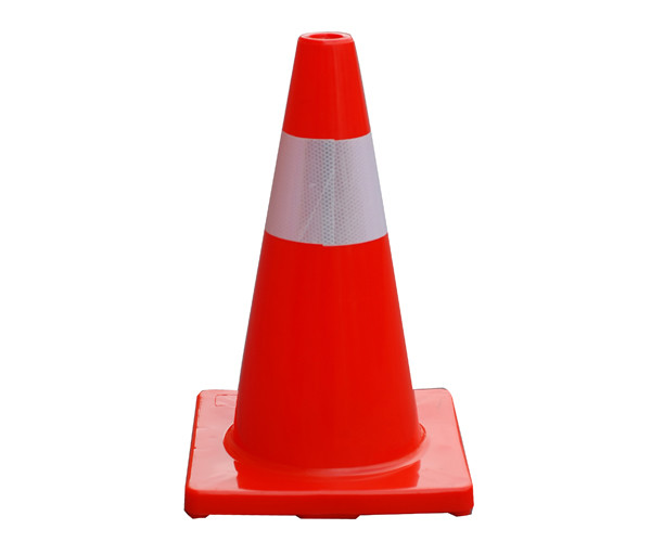 1 Meter 5kg PE Traffic Cone With Reflective Tape Plastic Road Cone