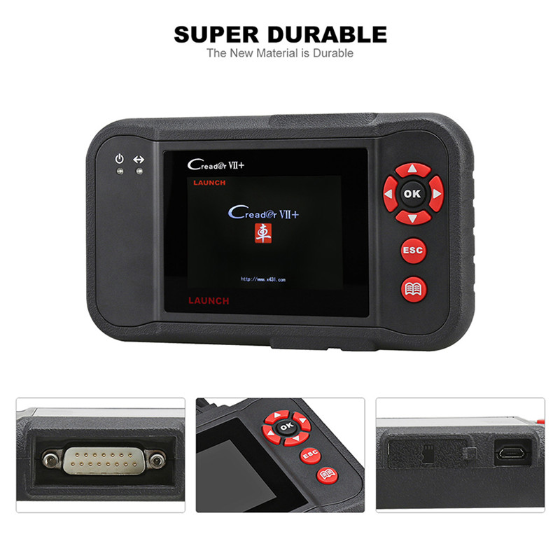 Creader VII+ Creader VII Plus Original Auto Code Reader Launch X431 Creader VII+ Creader VII Plus Update Via Offical Web
