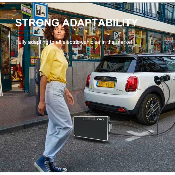 Fast Ev Car Dc Charger KIWI 150V-750V Portable CCS Ev Charger for Tesla Model Y/S